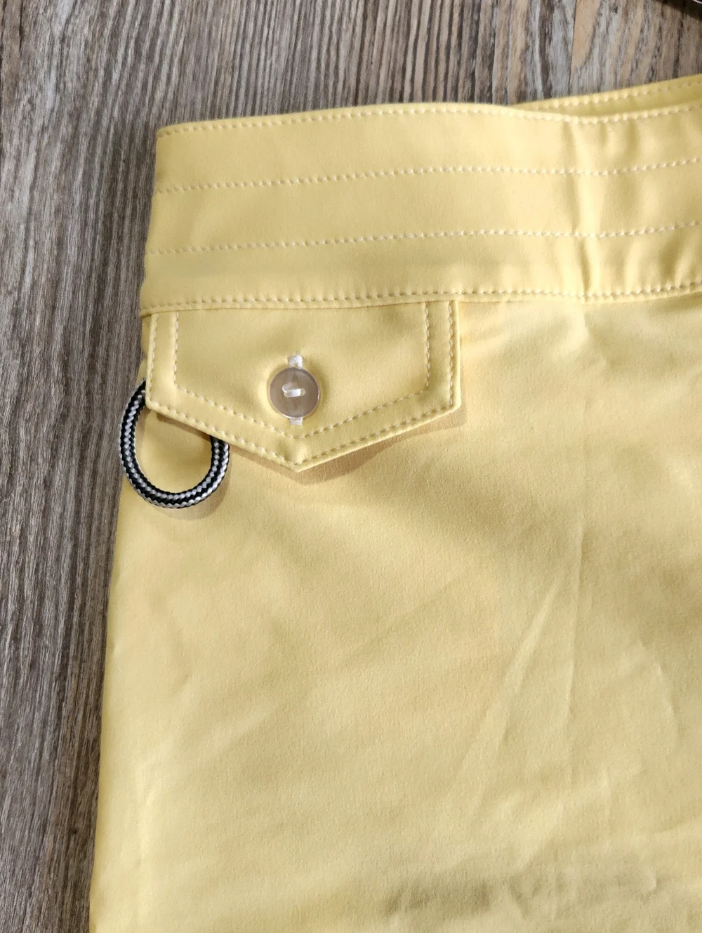 Birdwell Yellow Athletic Women's Shorts